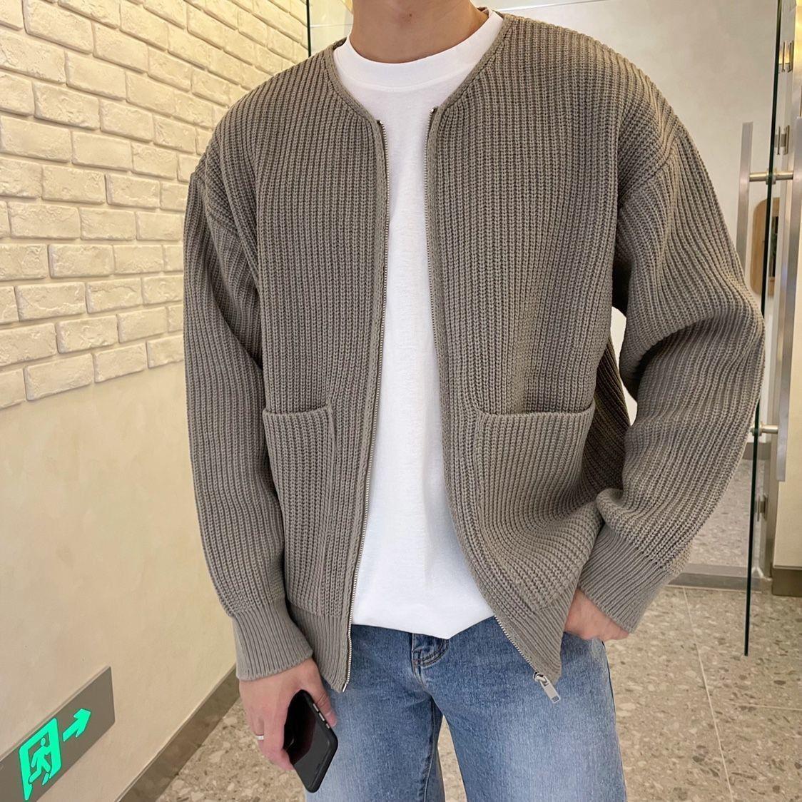 Variant image for Cardigan Jacka Herr Trendig Design 100% Akryl-16