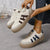 Dam Sneakers Modern Design Lätta Material-4