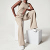 Dam Jumpsuit Elegant Långärmad Mjuk Polyester med Midjebälte-2