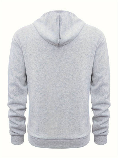 Herrar Hoodie Avslappnad Bomull för Fritid och Aktiviteter-2