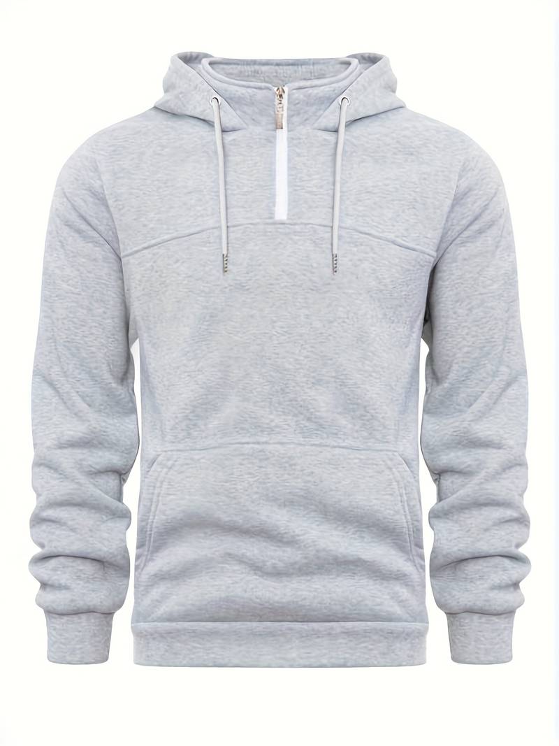 Herrar Hoodie Avslappnad Bomull för Fritid och Aktiviteter-3