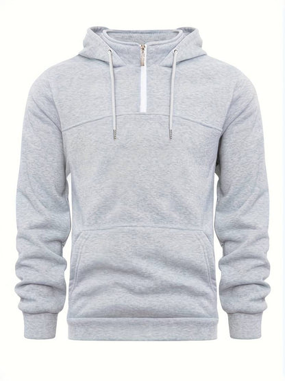 Herrar Hoodie Avslappnad Bomull för Fritid och Aktiviteter-3