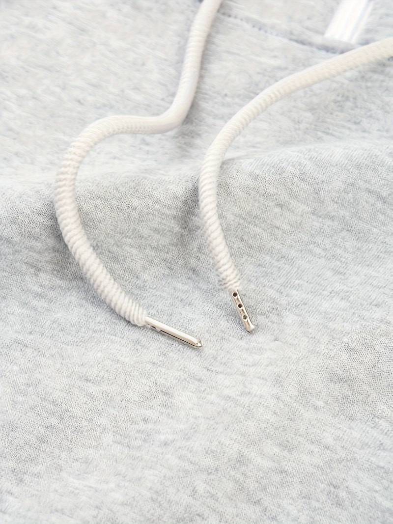 Herrar Hoodie Avslappnad Bomull för Fritid och Aktiviteter-6