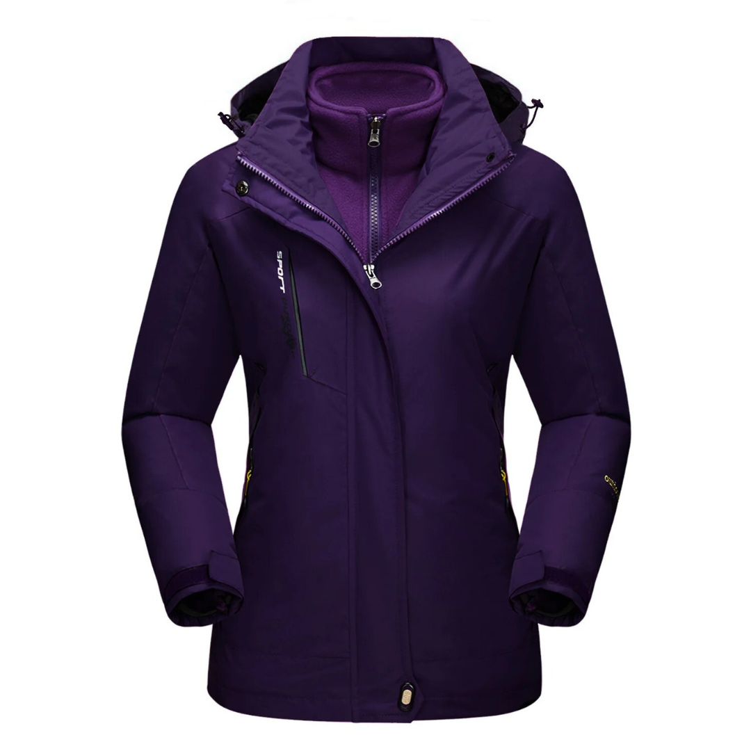 Damjacka i fleecefoder