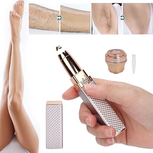 2-i-1 ögonbrynshyvel och hårrakapparat