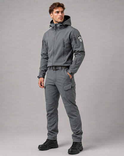 Herrens Taktiska Utomhusjacka och Byxor