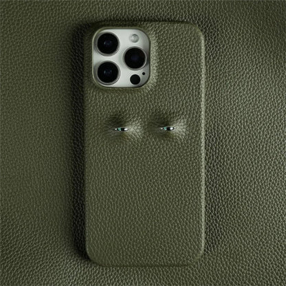 iPhone Fodral i Läder med Texturerat Grepp 2