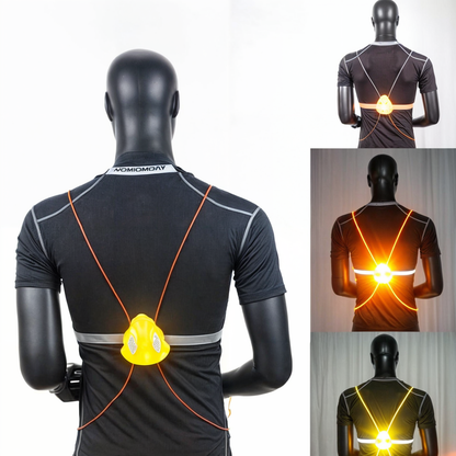 LED-reflekterande säkerhetsväst