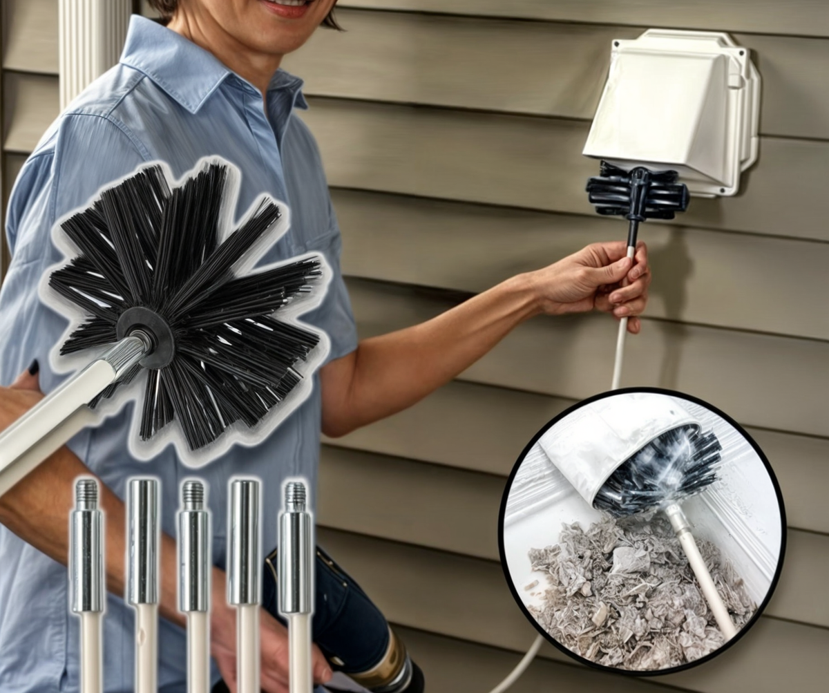 Inre roterande rengöringsborste för rör