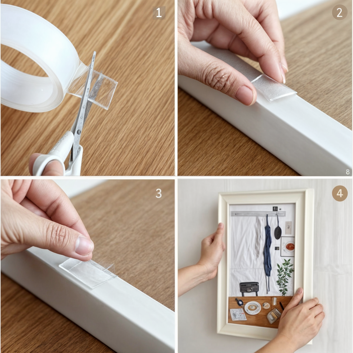 Dubbelsidig dubbelhäftande tejp för tungt arbete