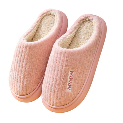 Memory Foam Fluffiga tofflor av plysch