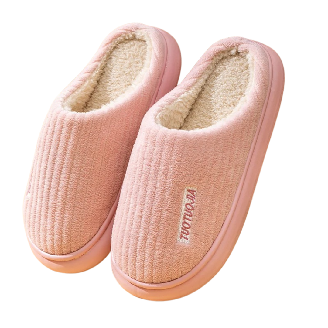 Memory Foam Fluffiga tofflor av plysch