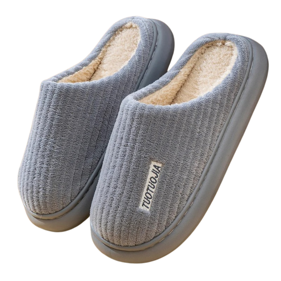 Memory Foam Fluffiga tofflor av plysch