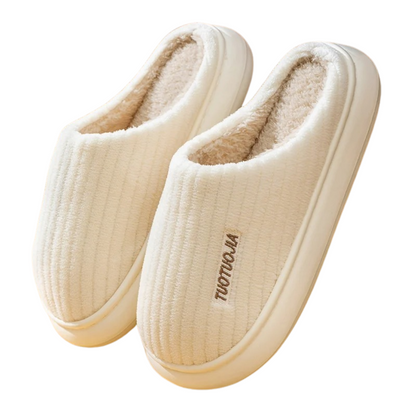 Memory Foam Fluffiga tofflor av plysch