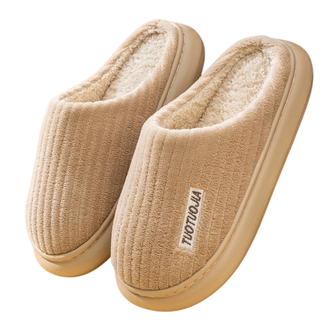 Memory Foam Fluffiga tofflor av plysch