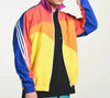 Herr Vindjacka Retro Stil Lätt Polyester Vindavvisande-3