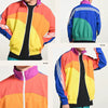Herr Vindjacka Retro Stil Lätt Polyester Vindavvisande-2