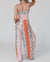 Dam Jumpsuit Elegant Bredbenad Polyester-3