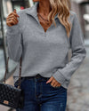 Variant image for Dam Sweatshirt Penelope Mjuk Bomullsblandning Tidlös Design-13