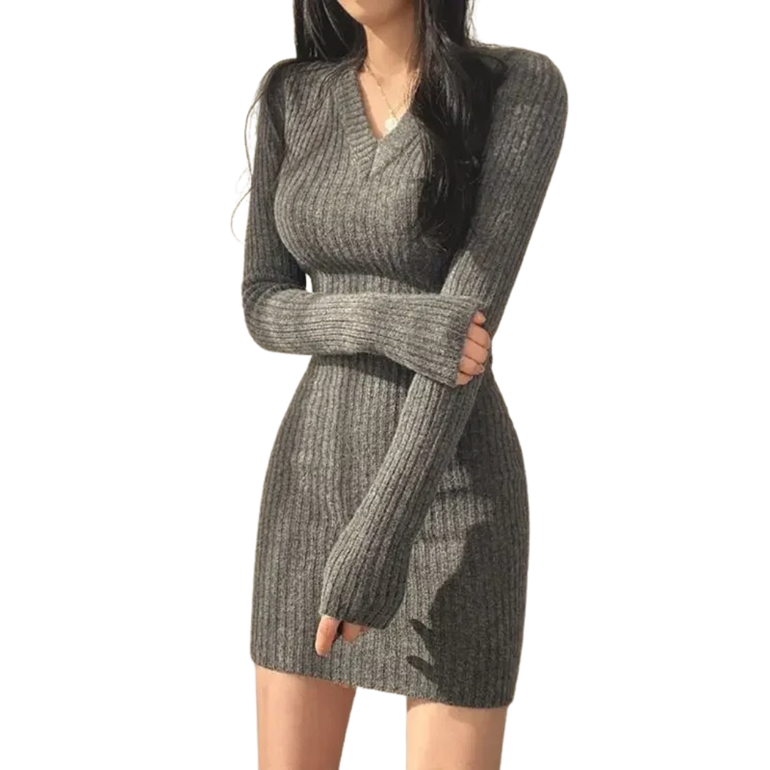 Damstickad Slim Bodycon