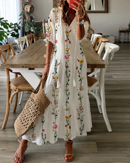 Kvinnors Maxiklänning Bohemisk Stil