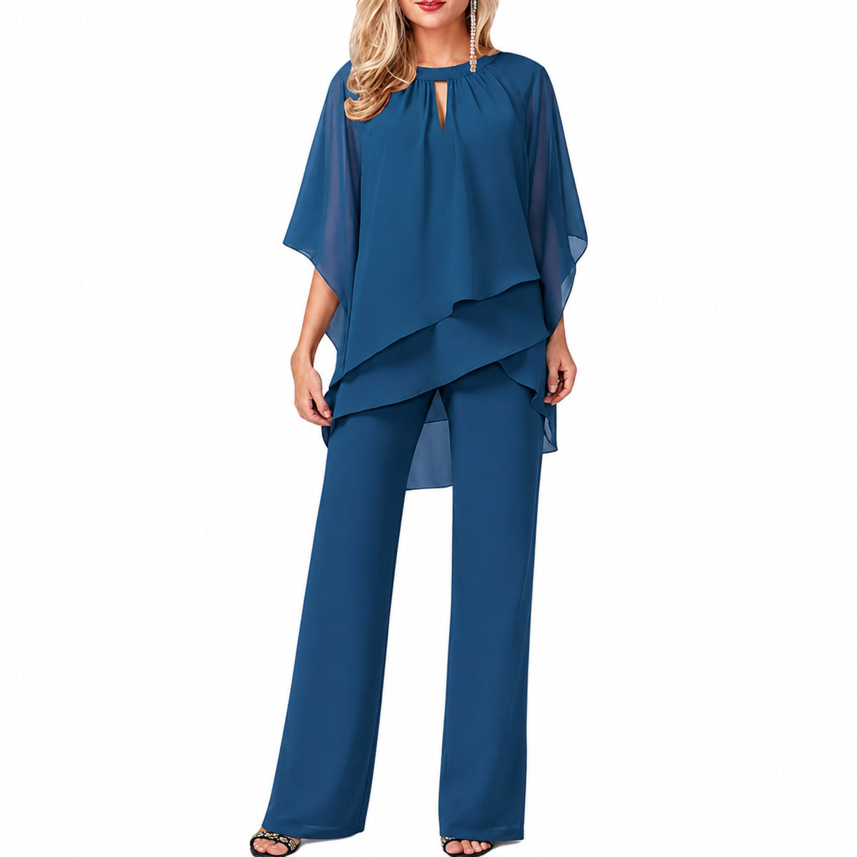 Kvinnors Tvådelad Elegant Outfit Lyxigt