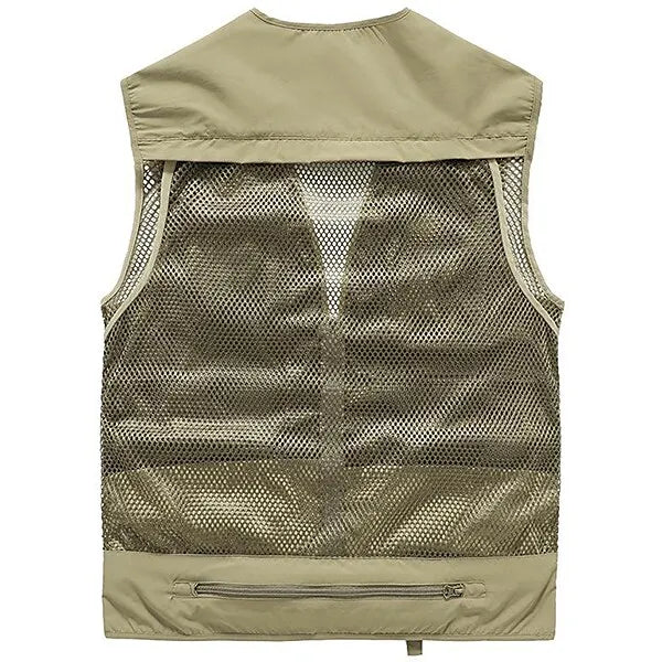 Herr Utomhusväst Ärmlös Polyester Modern Design-5