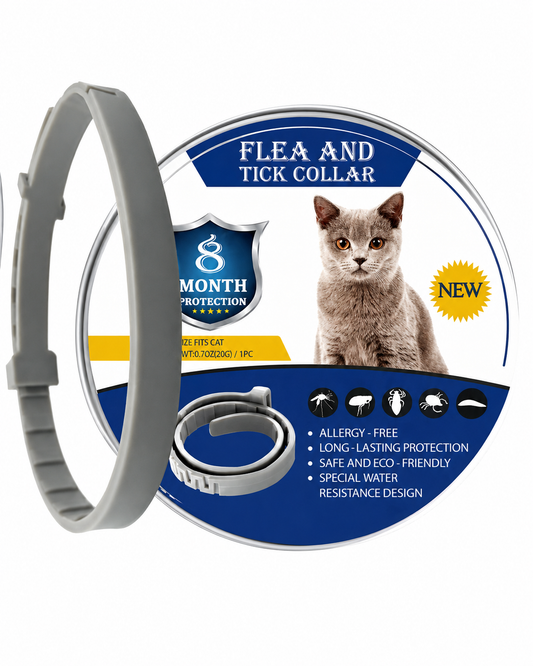 Lopp- och fästinghalsband för hundar och katter