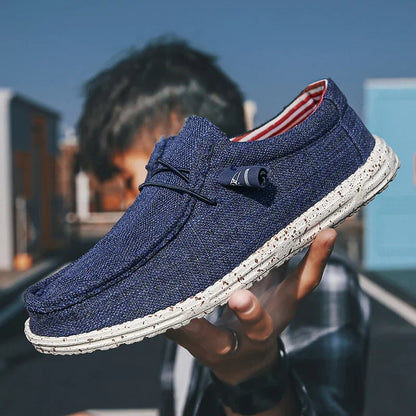 Casual Loafers med snörning för män