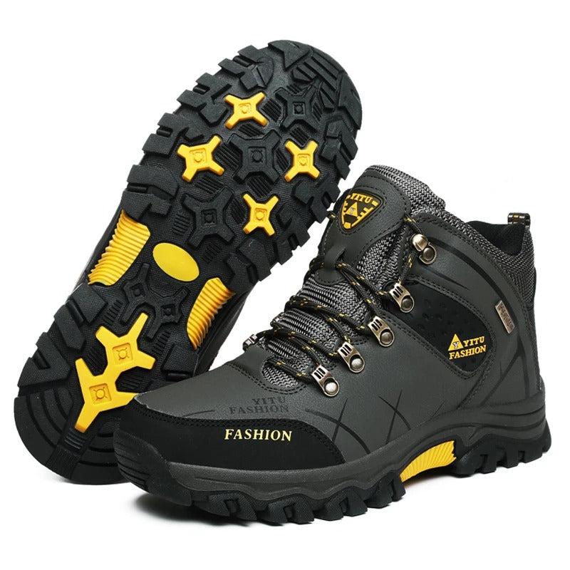 Vattentäta sneakers i Läderstil för män