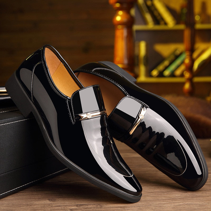 Lyxiga Läderstil Loafers