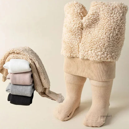 Tjocka vintertights för barn