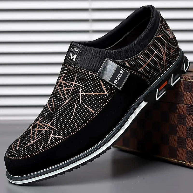Avslappnade loafers för män
