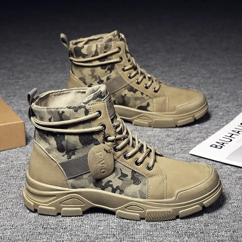 Camo-stövlar för män