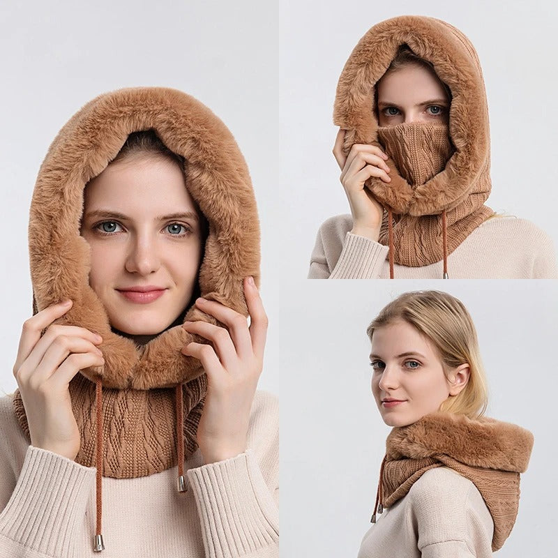 Damstickad Stickad stil Mask Set