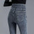 Termiska skinny jeans med hög midja