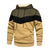 Patchwork Fleece Hoodie för män