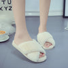 Cross Design mjuk plysch tofflor