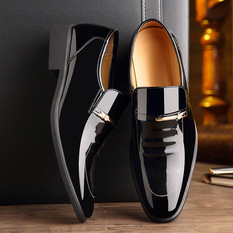 Lyxiga Läderstil Loafers