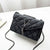Lyxig Quiltad Crossbody Tassel Handväska
