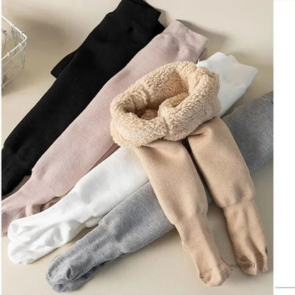 Tjocka vintertights för barn