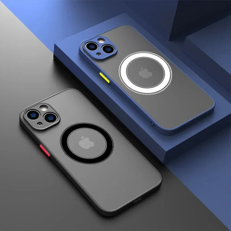 Magnetiskt Magsafe Matte fodral för iPhone