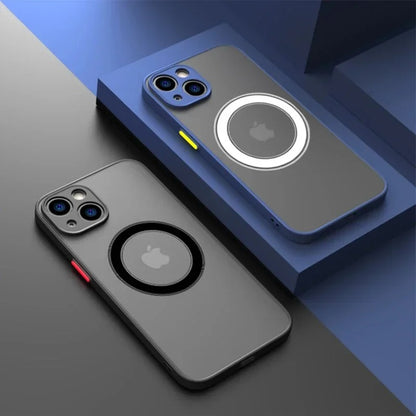 Magnetiskt Magsafe Matte fodral för iPhone