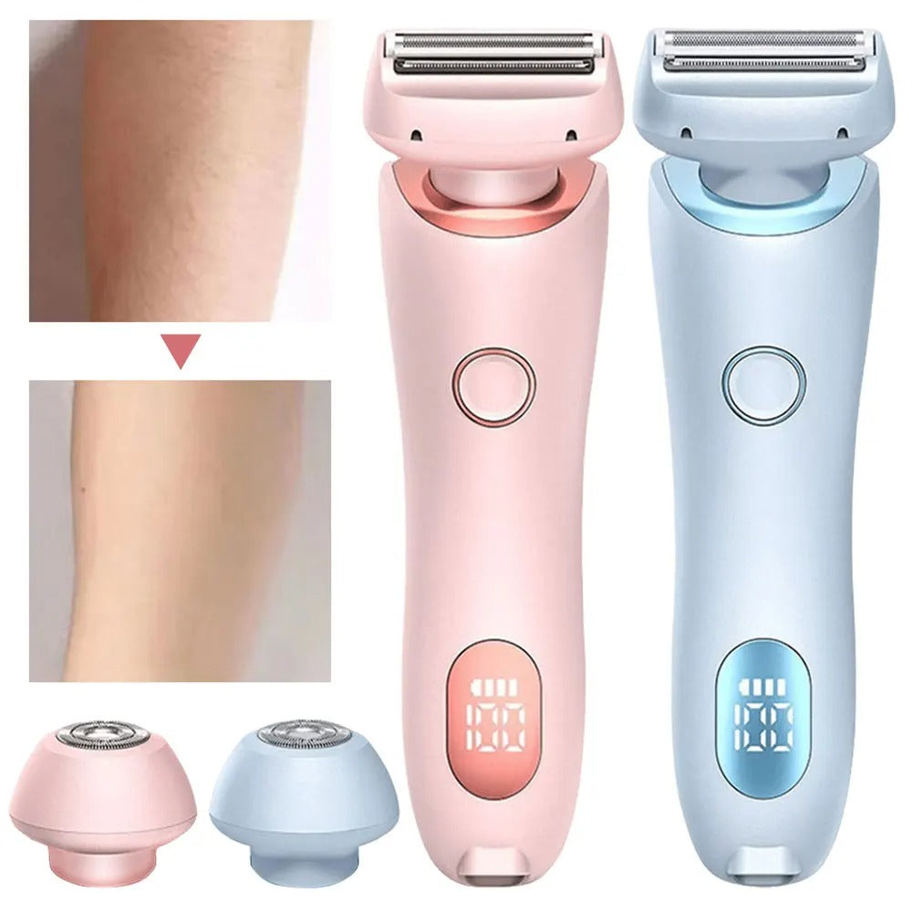 2-i-1 Hårborttagningsepilator | Epilator För Ansikte & Kropp | Smidig Med Display
