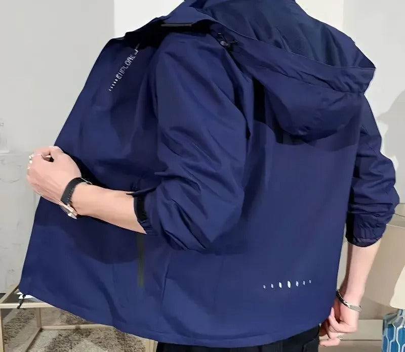 Vattentät lättvikts regnjacka | Packbar Regnjacka | Andningsbar Ytterjacka