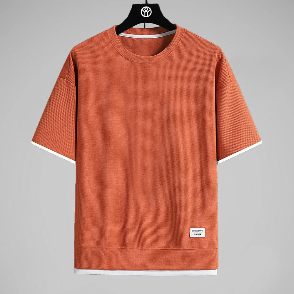 Premium våffel Tshirt för män