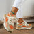 Färgblock mode sneakers för kvinnor
