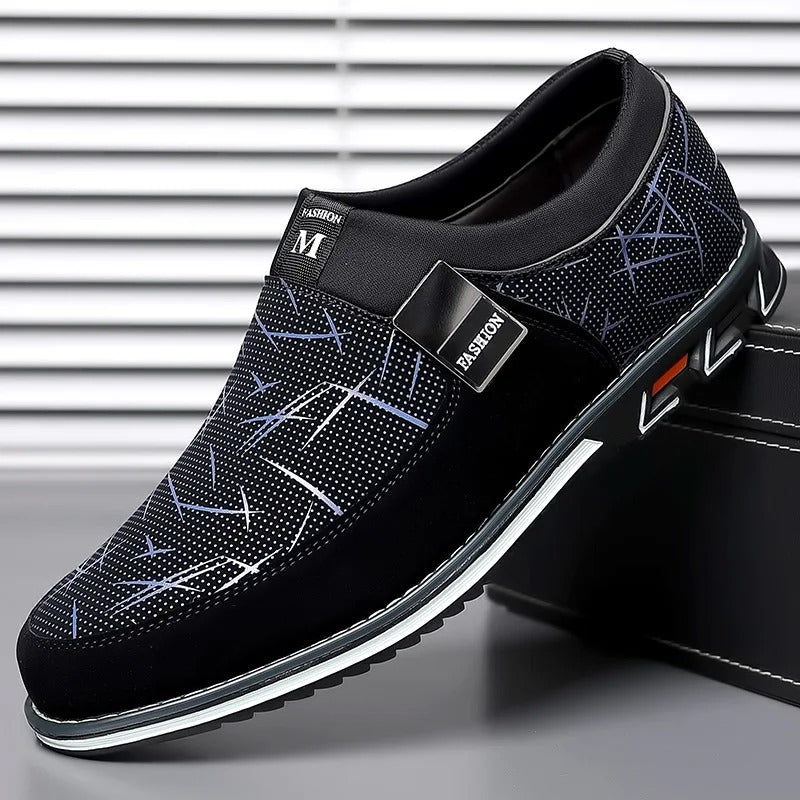Avslappnade loafers för män