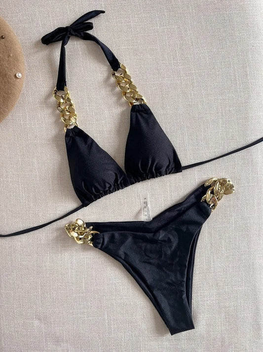 Halter Bikini Set