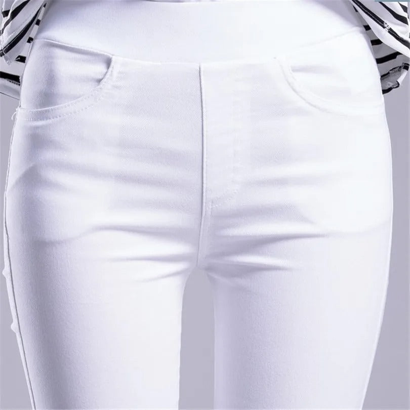 Casual Stretch Skinny Byxor för kvinnor